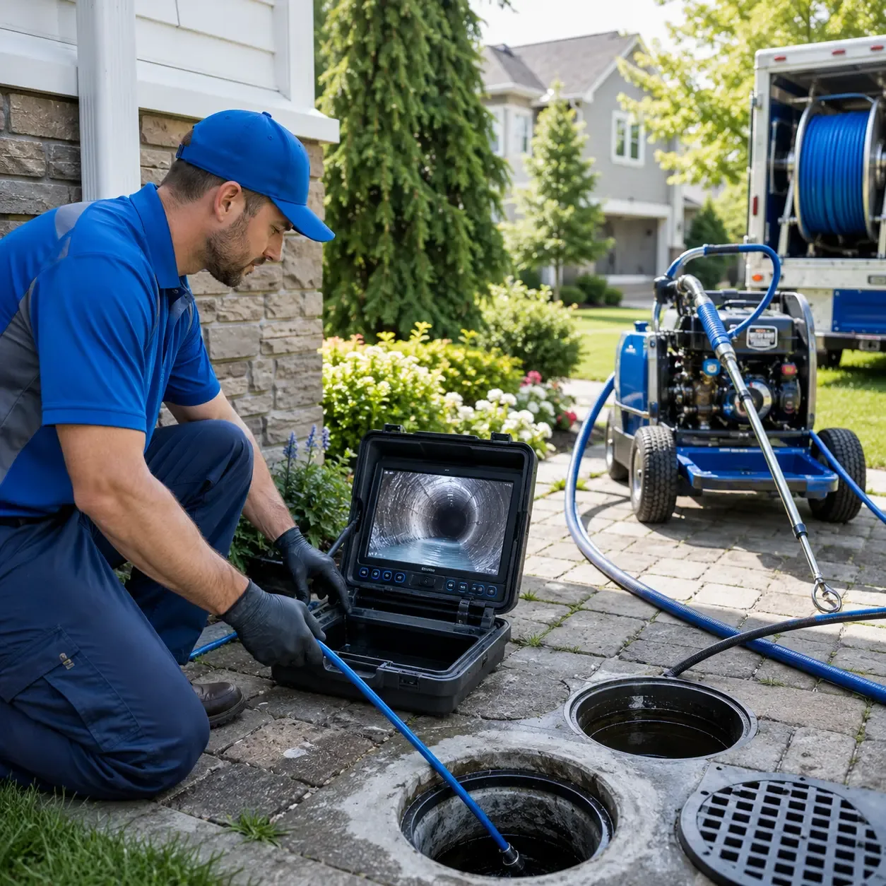 Outdoor drain cleaning professionals serving Poplar Grove, IL